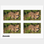 Sticker Rectangle de chat Savannah (Feuille)