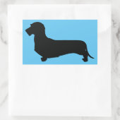 Sticker Rectangle de cheveu de fil (Sac)