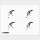 Sticker Rectangle de flux monétaire (Feuille)