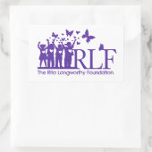 Sticker Rectangle du logo de signature RLF, brilla (Sac)