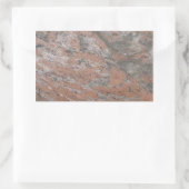 Sticker Rectangle en marbre rose et gris (Sac)