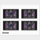 Sticker Rectangle gothique Ravens (Feuille)