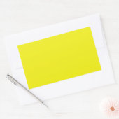 Sticker Rectangle jaune vif (Enveloppe)