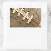 Sticker Rectangle Laces De Football (Sac)