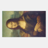 Sticker Rectangle Mona Lisa (Devant)