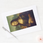 Sticker Rectangle Mona Lisa (Enveloppe)