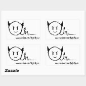 Sticker Rectangle Myke (Feuille)