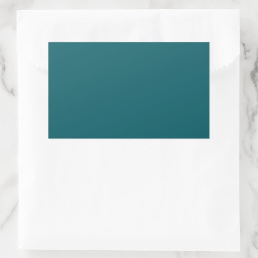 Sticker Rectangle Turquoise foncé (Sac)