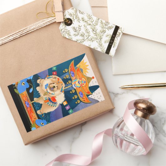 Sticker RECTANGLE ZEN CARNIVAL (Cadeaux)