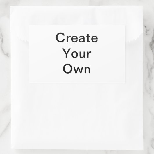 Sticker rectangulaire (Sac)