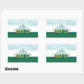 STICKER RECTANGULAIRE የ ኦ ር ቶ ዶ ክ ስ      (Feuille)