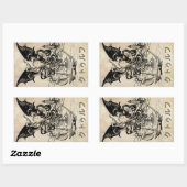 Sticker Rectangulaire ク'フ (Cthulhu) (Feuille)