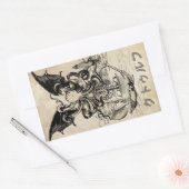 Sticker Rectangulaire ク'フ (Cthulhu) (Enveloppe)