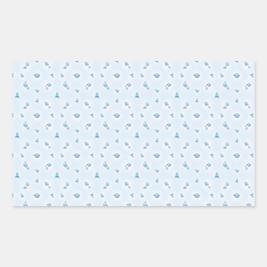 Sticker Rectangulaire 006 espace (Devant)