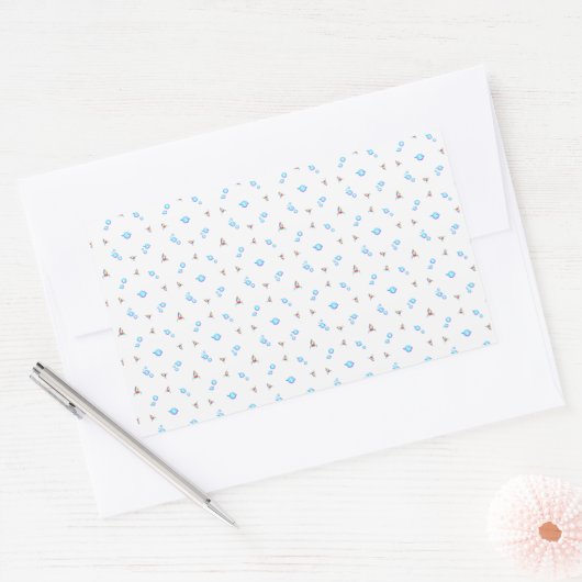 Sticker Rectangulaire 006 espace (Enveloppe)