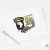 Sticker Rectangulaire 101e CAB - Apache (Enveloppe)