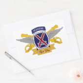 Sticker Rectangulaire 10th Mountain Division Aviation (AVN) (Enveloppe)
