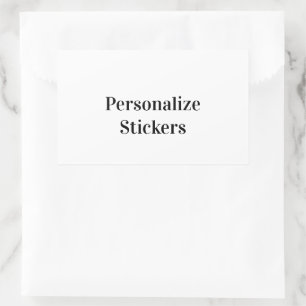Sticker Rectangulaire 11,4 x 6,9 cm