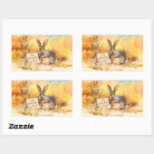 Sticker Rectangulaire 130 bouches à nourrir (Feuille)