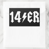Sticker Rectangulaire 14er (Sac)