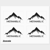 Sticker Rectangulaire 14eraholic (Feuille)