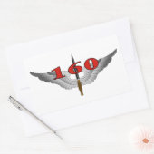 Sticker Rectangulaire 160e Régiment d'aviation des opérations spéciales (Enveloppe)