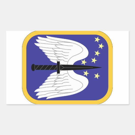 Sticker Rectangulaire 16e brigade d'aviation (Devant)