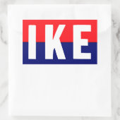 Sticker Rectangulaire 1952 Ike à la présidence (Sac)