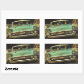 Sticker Rectangulaire 1957 Chevy Bel Air (Feuille)