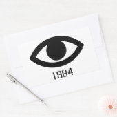 STICKER RECTANGULAIRE 1984 (Enveloppe)