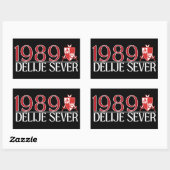 Sticker Rectangulaire 1989 Delije Sever (Feuille)
