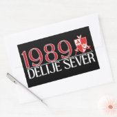 Sticker Rectangulaire 1989 Delije Sever (Enveloppe)