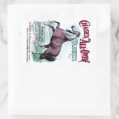 Sticker Rectangulaire 19e C. Couvertures Chase Horse (Sac)