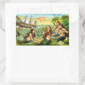 Sticker Rectangulaire 19e C. Mermaids (Sac)