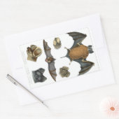 Sticker Rectangulaire 19e impression de chaume C. (Enveloppe)