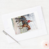 Sticker Rectangulaire 1er Royal Dragoons (Enveloppe)