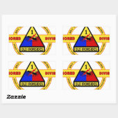 STICKER RECTANGULAIRE 1ÈRE DIVISION ARMOIRE "ANCIENNES IRONSIDES" (Feuille)
