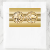 Sticker Rectangulaire 2013 American Buffalo Proof Gold Coin ~ USA (Sac)