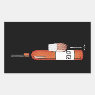 Sticker Rectangulaire 2017 Bravo !