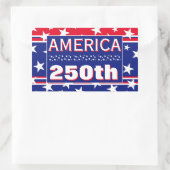 STICKER RECTANGULAIRE 250 AMÉRIQUE (Sac)
