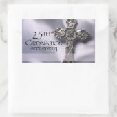 Sticker Rectangulaire 25e cabinet Anniversary Cross Host (Sac)