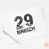 Sticker Rectangulaire 29 Breizh (Enveloppe)
