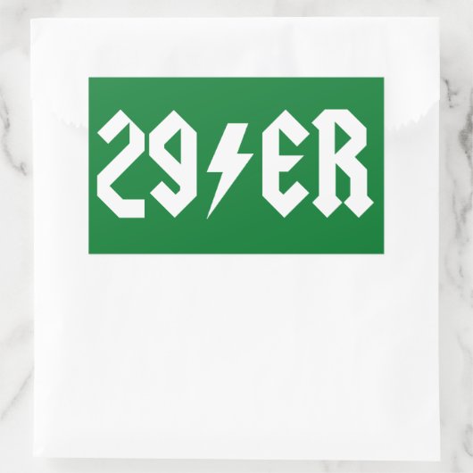 Sticker Rectangulaire 29er (Sac)