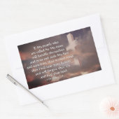 Sticker Rectangulaire 2 Chroniques 7:14 Si Mon Peuple Priera (Enveloppe)