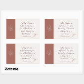 Sticker Rectangulaire 2 Corinthiens 12:9 Ma grâce suffit (Feuille)