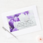 Sticker Rectangulaire 2 Corinthiens 12:9 Ma grâce vous suffit (Enveloppe)