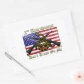 Sticker Rectangulaire 2e amendement (Enveloppe)