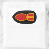 STICKER RECTANGULAIRE 2ÈME GUERRE MONDIALE EOD (Sac)