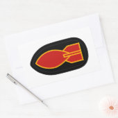 STICKER RECTANGULAIRE 2ÈME GUERRE MONDIALE EOD (Enveloppe)