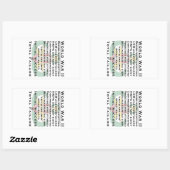 Sticker Rectangulaire 2ème guerre mondiale maîtres EOD (Feuille)